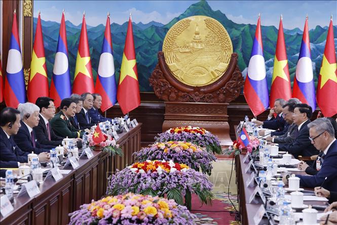 Việt Nam - Lào: Ưu tiên cao nhất cho thúc đẩy hợp tác song phương trên tất cả các lĩnh vực