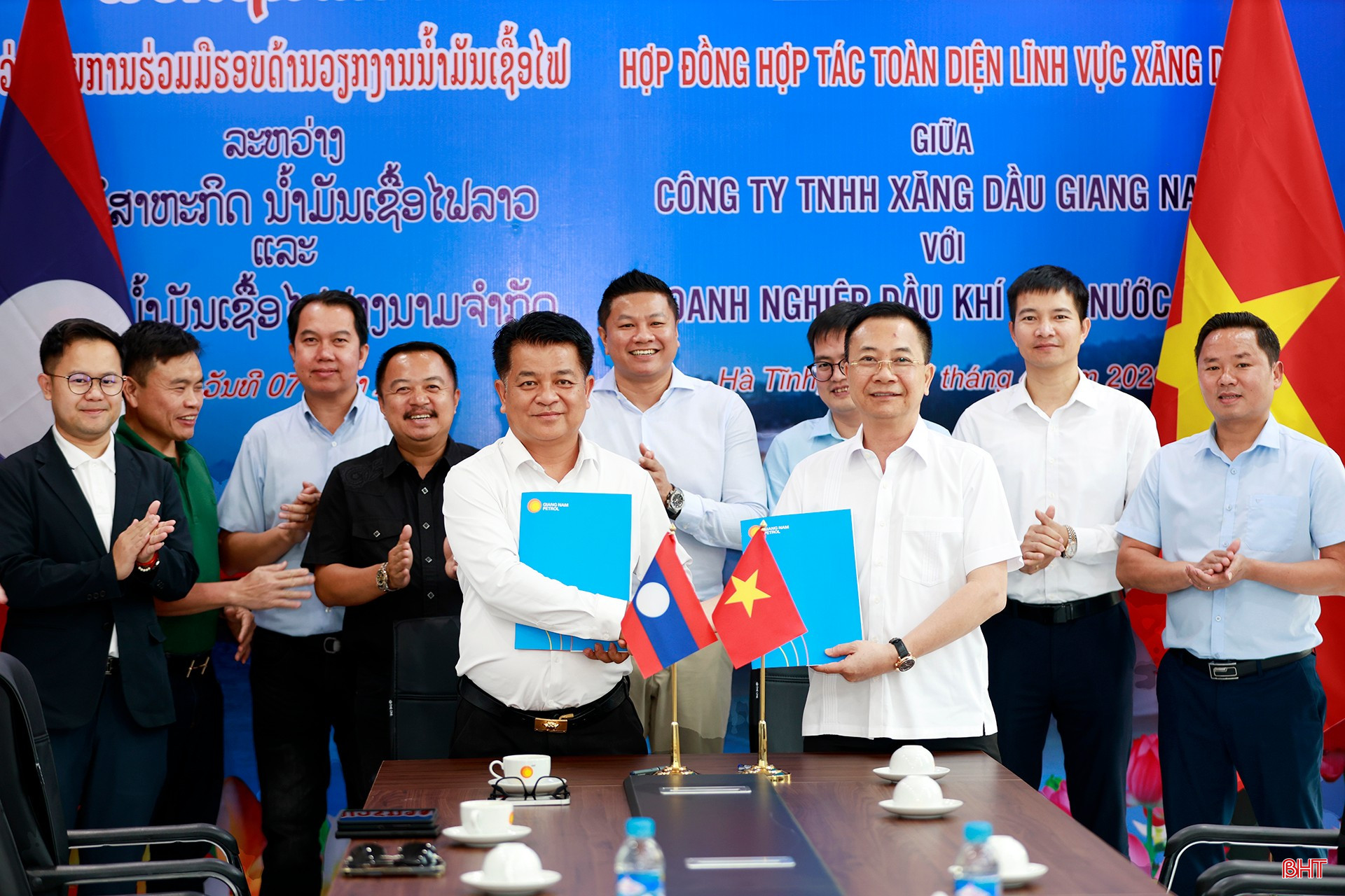 Lễ ký hợp tác toàn diện với CTXD Nhà nước Laos